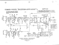 Fender Bassman-AA165 - Schematic